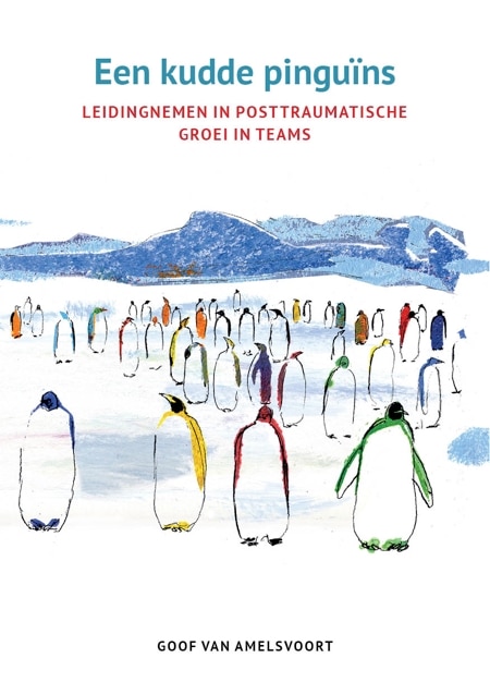 Cover een kudde pinguins