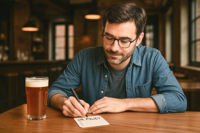 HR-beleid op een bierviltje