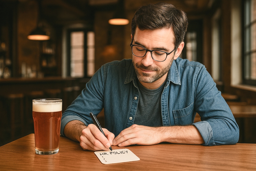 HR-beleid op een bierviltje